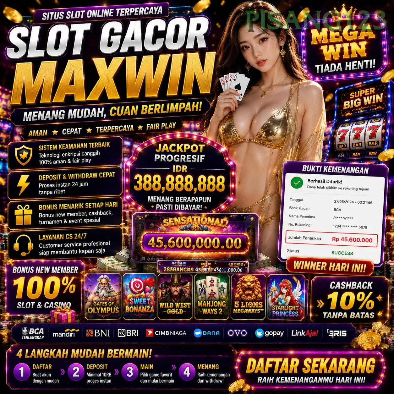 Login pisang123 Sekarang Bonus Melimpah